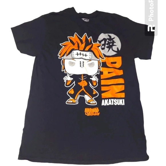 Funko Pop Naruto Shippuden Pain Graphic Tee Tshirt - Picture 1 of 3